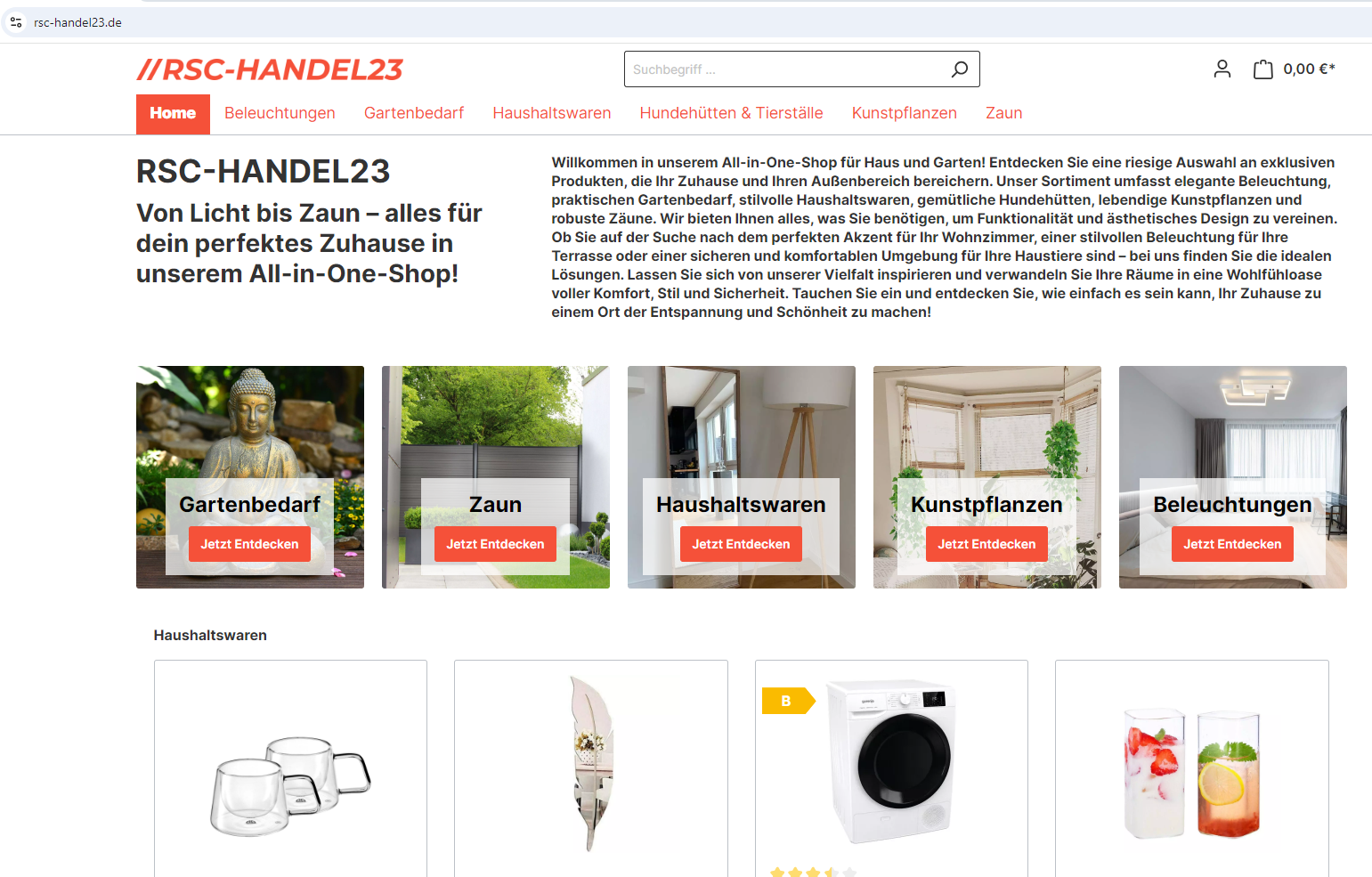 Screenshot rsc-handel23.de