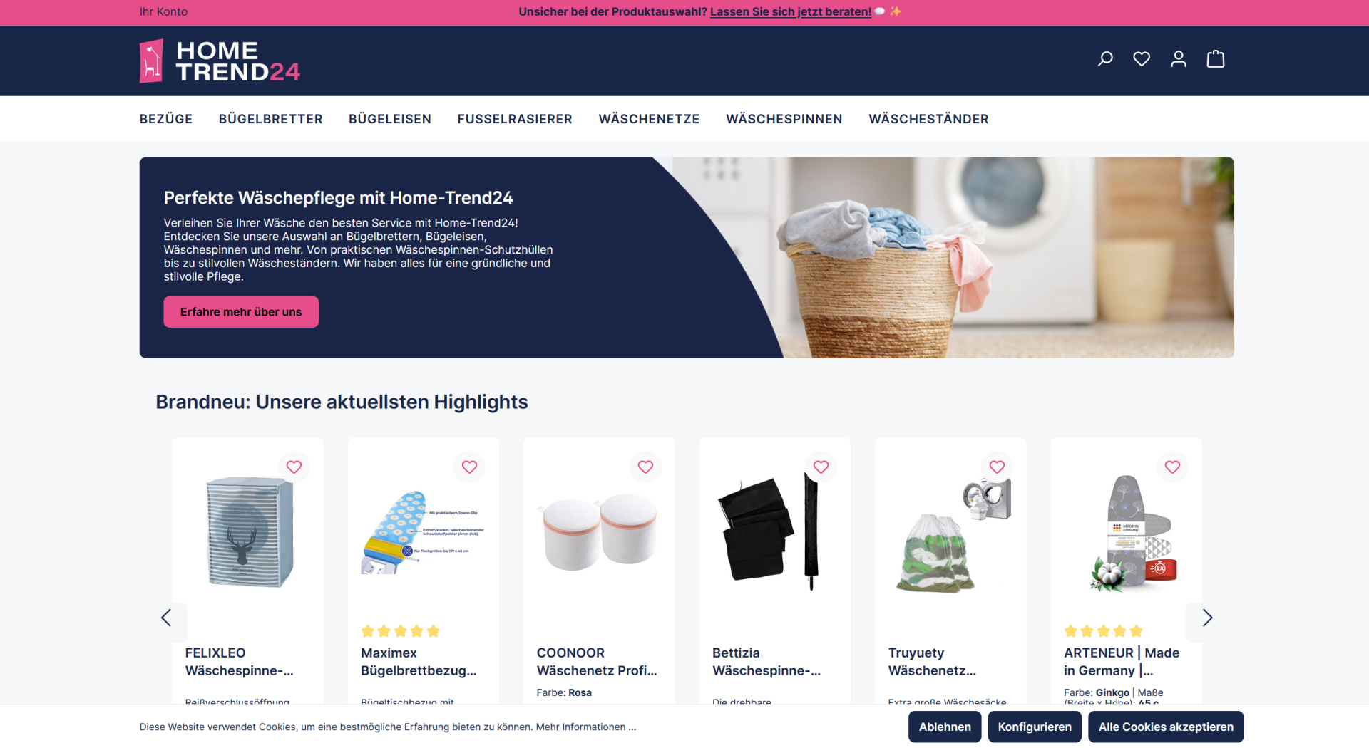 Screenshot home-trend24.de