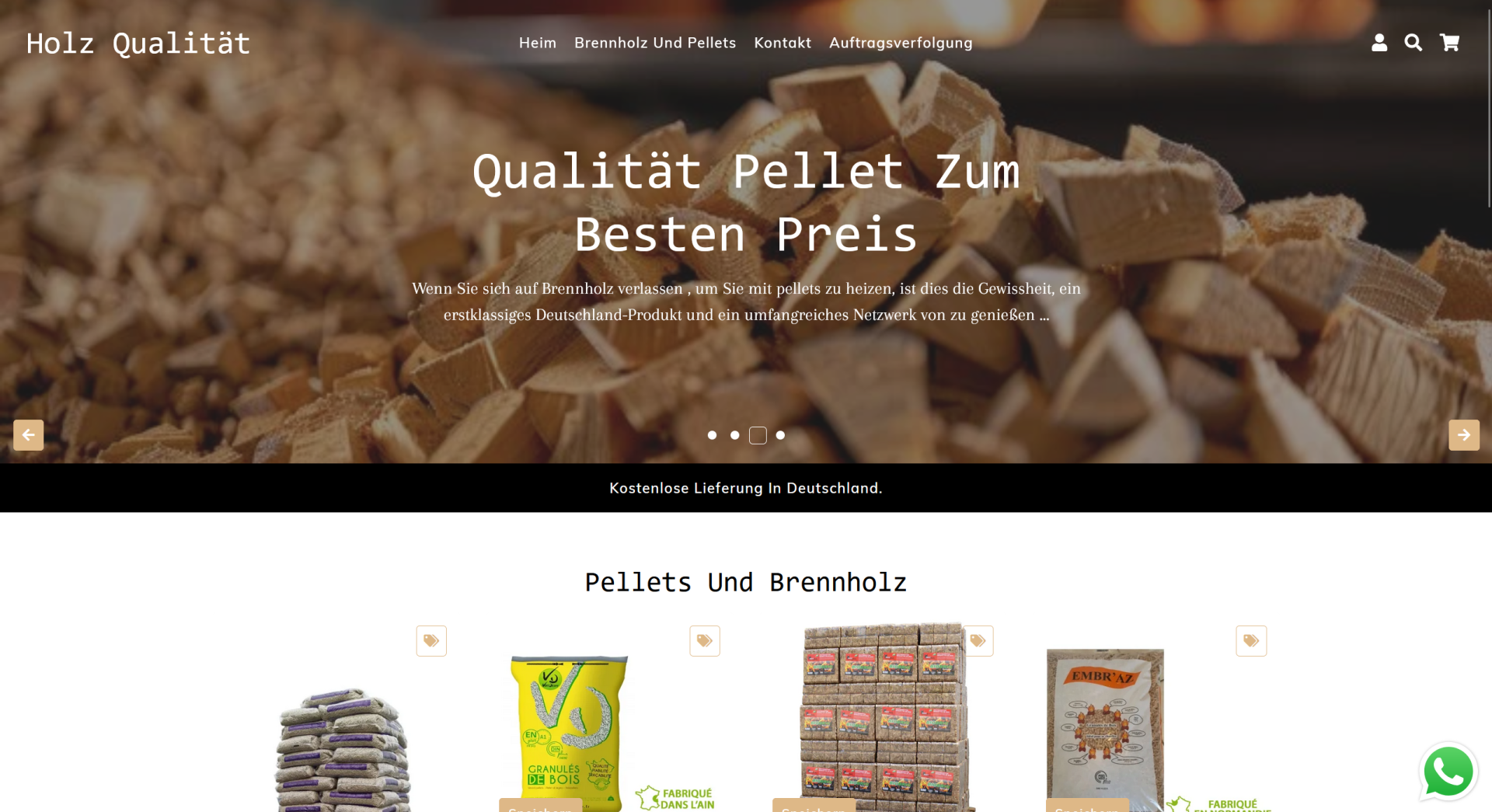Screenshot holzqualitat.de