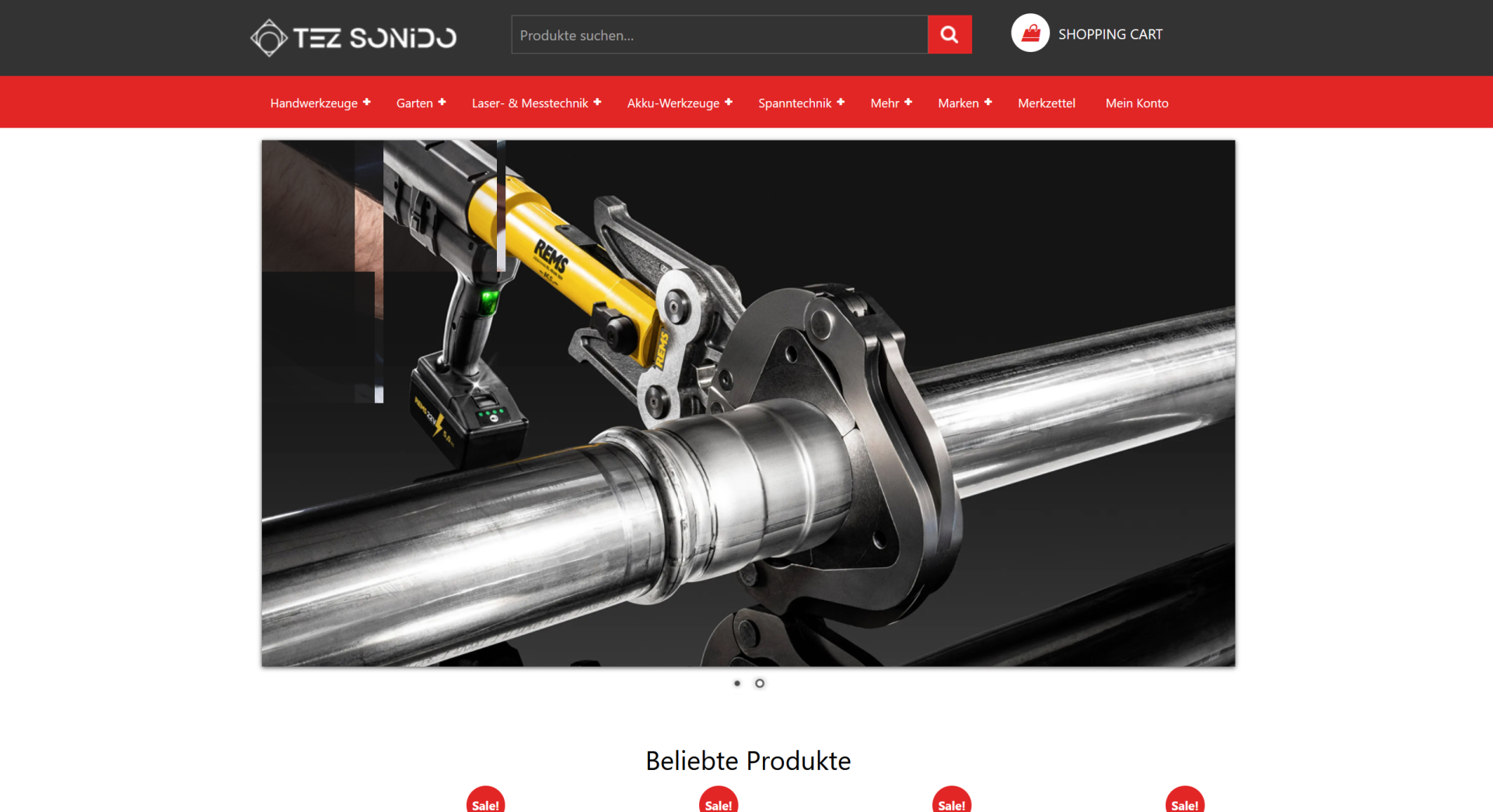 Screenshot tez-sonido.com