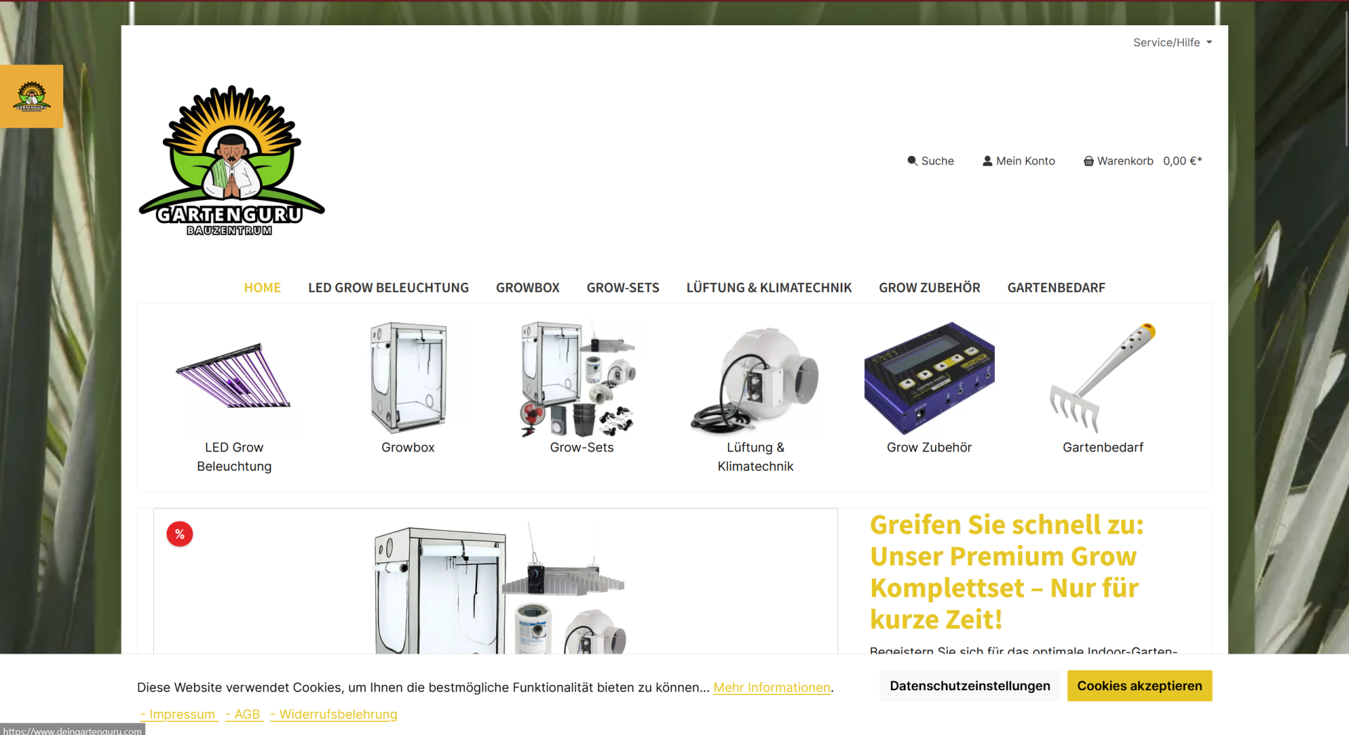 Screenshot deingartenguru.com
