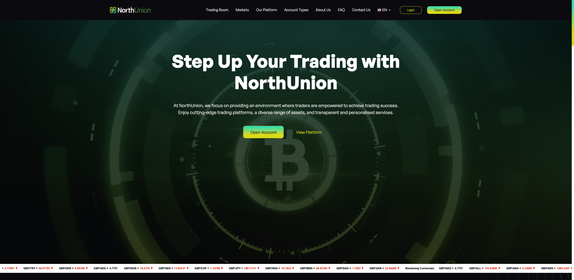 Screenshot northunion.io