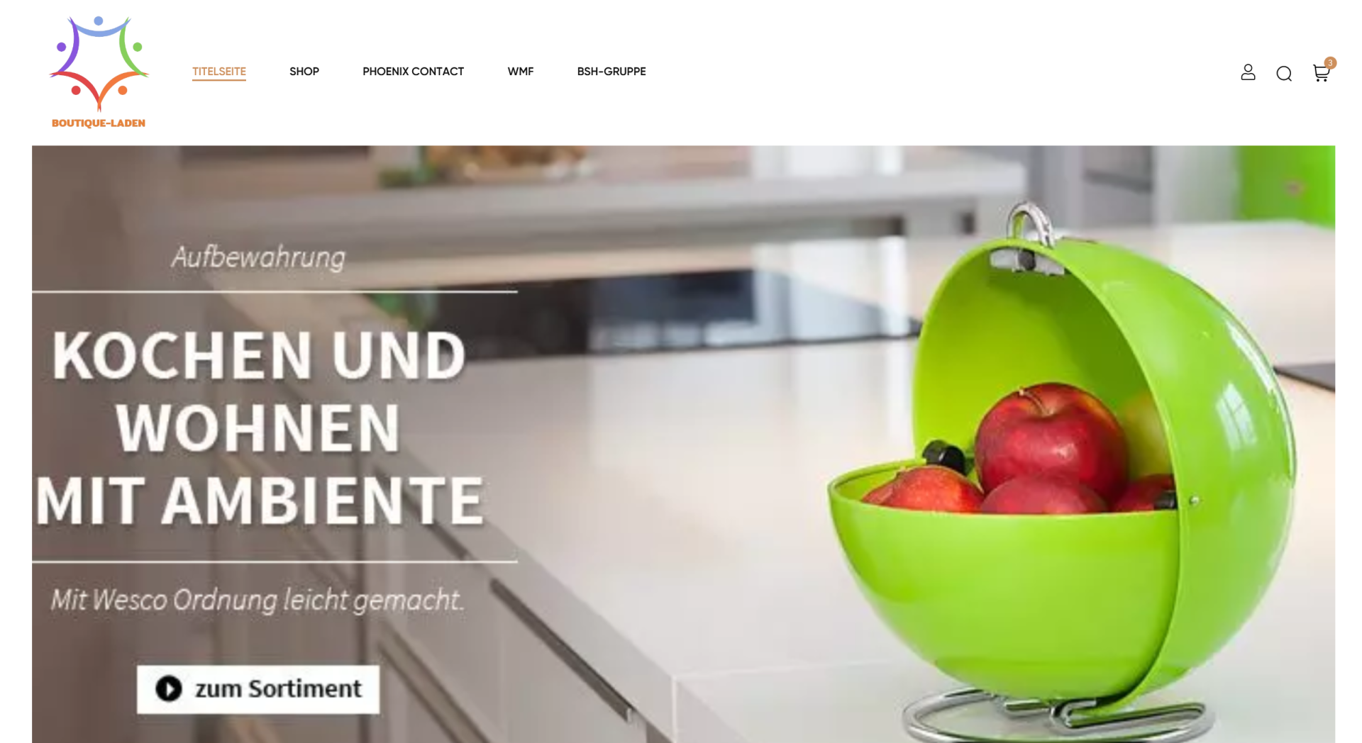 Screenshot boutique-laden.com