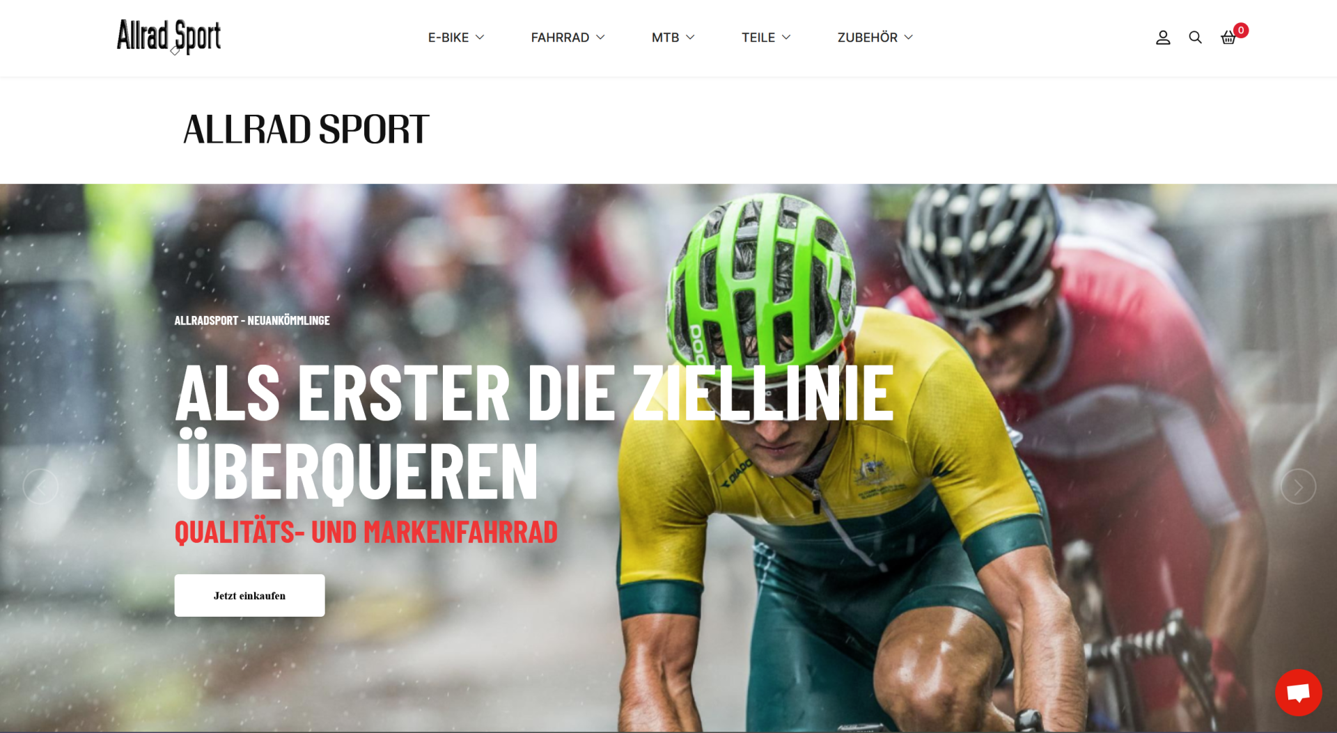 Screenshot allradsport.com
