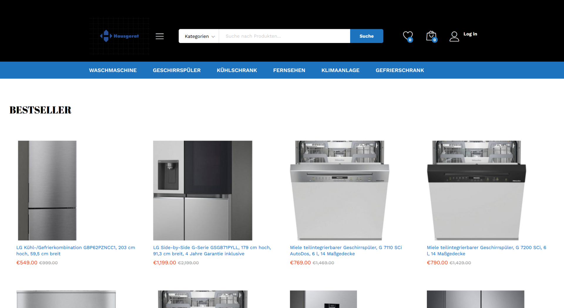 Screenshot hausgerat.com