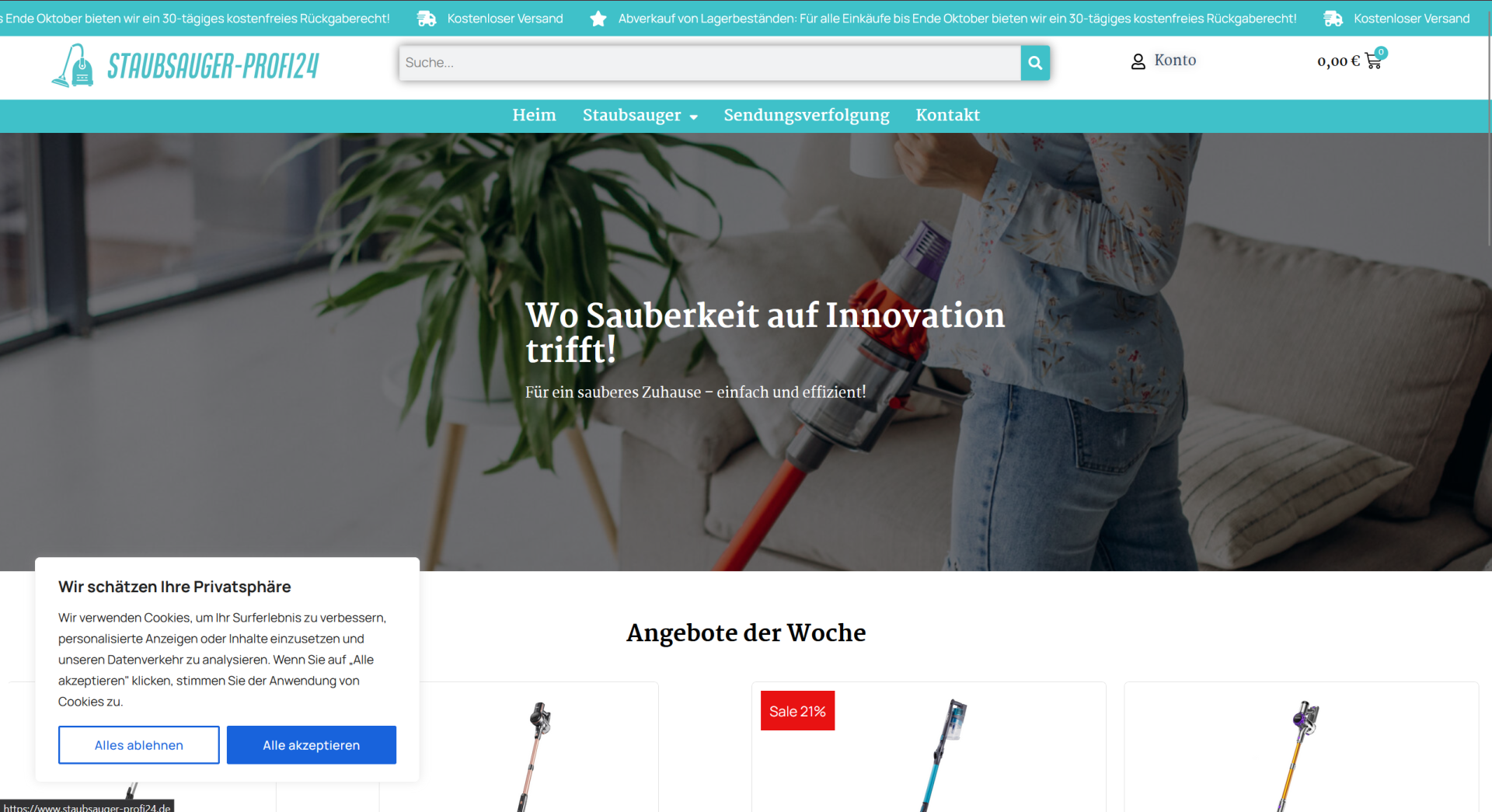 Screenshot staubsauger-profi24.de