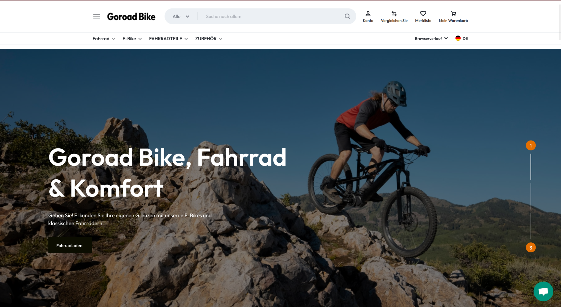 Screenshot goroad-bike.com