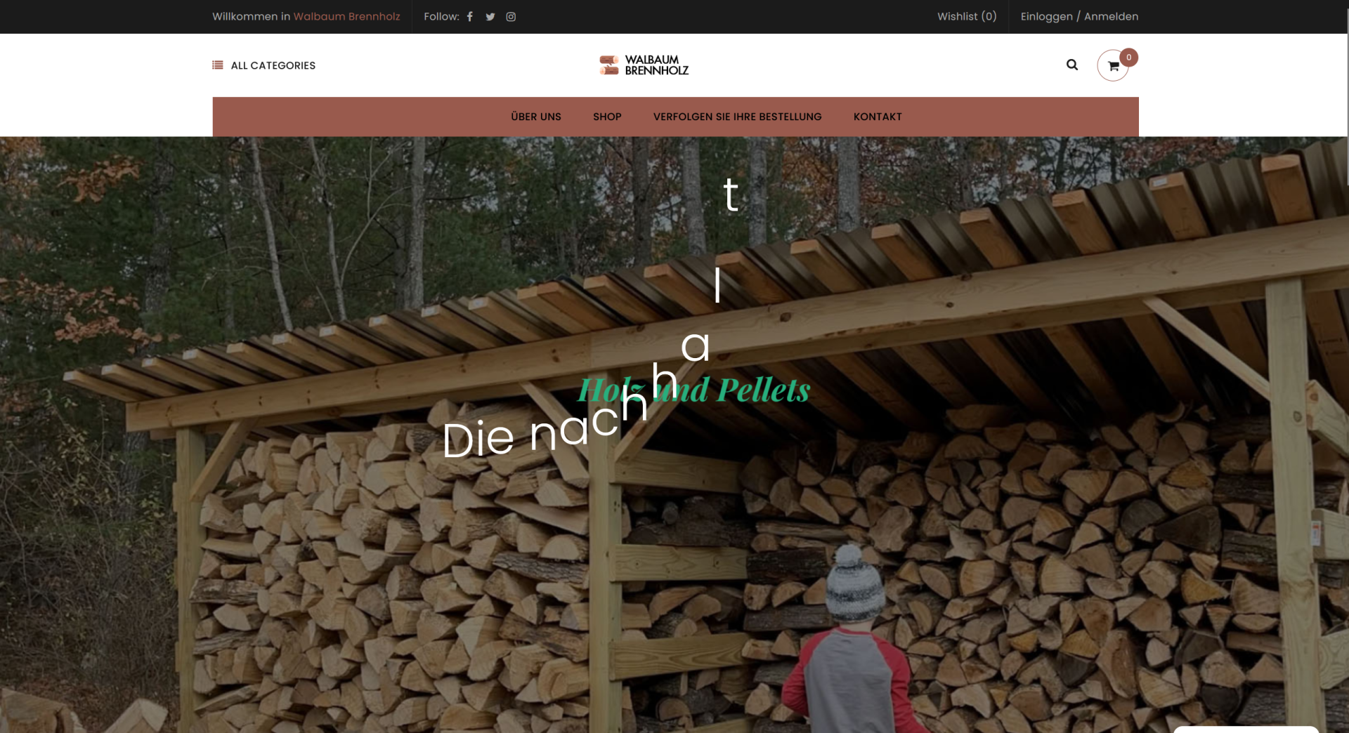 Screenshot walbaum-brennholz.com