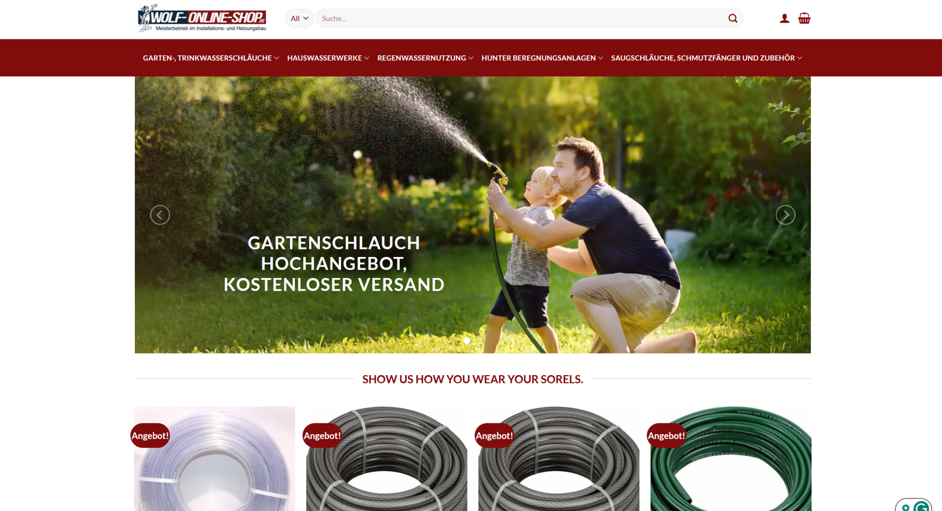 Screenshot anhangershop24.com