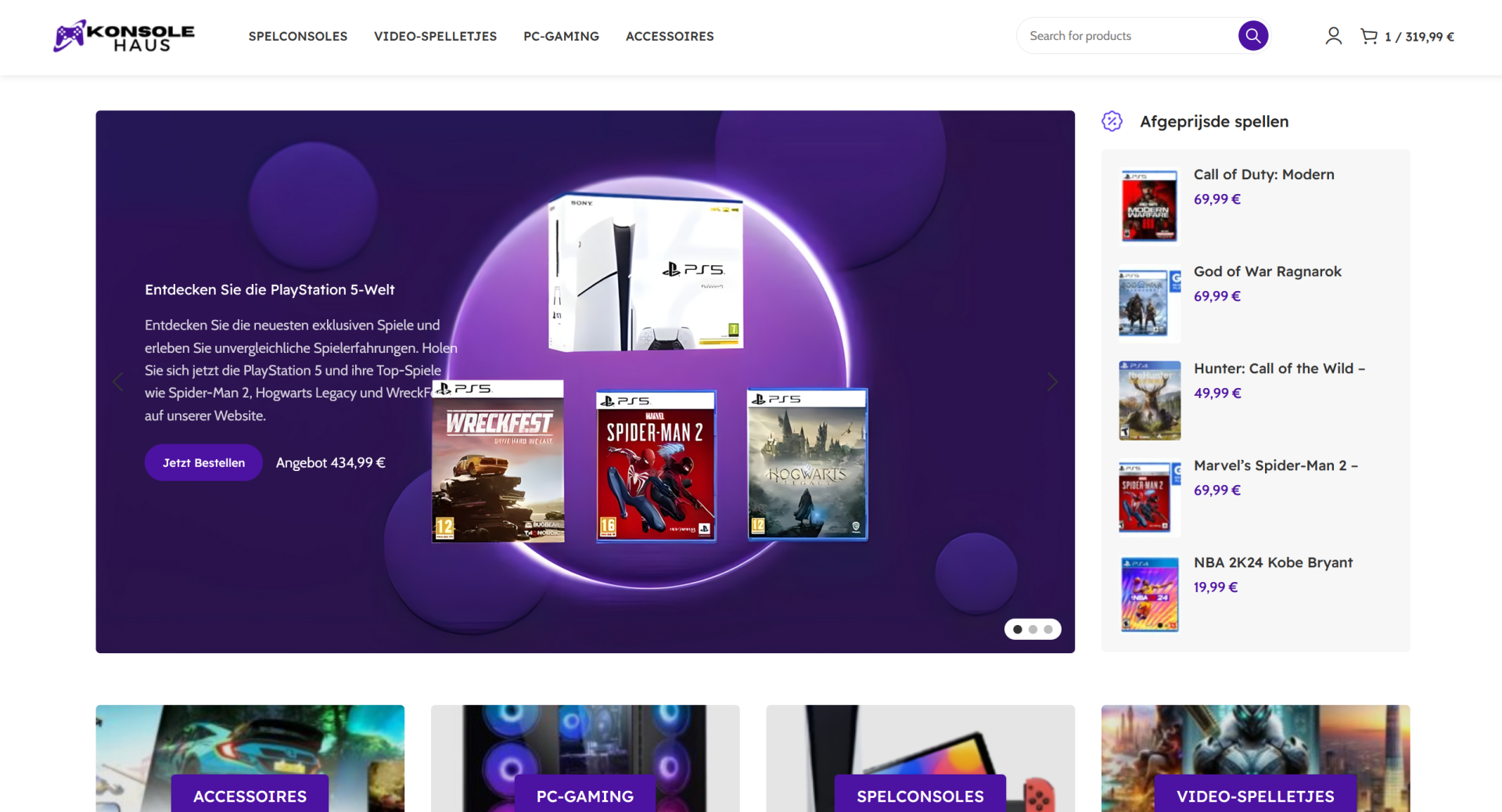 Screenshot konsolehaus.de