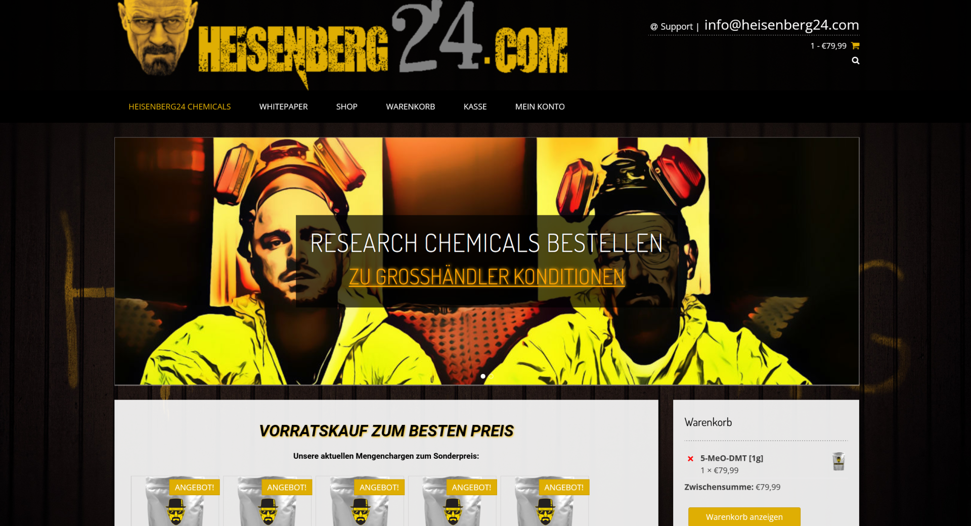 Screenshot heisenberg24.com