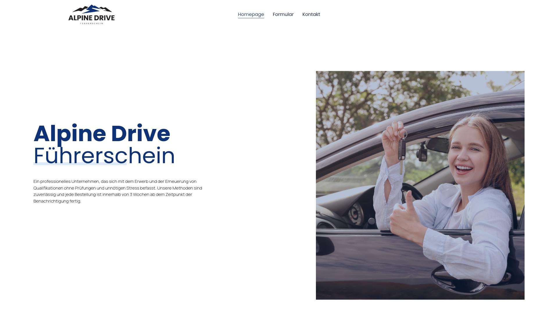 Screenshot alpinedrive.eu
