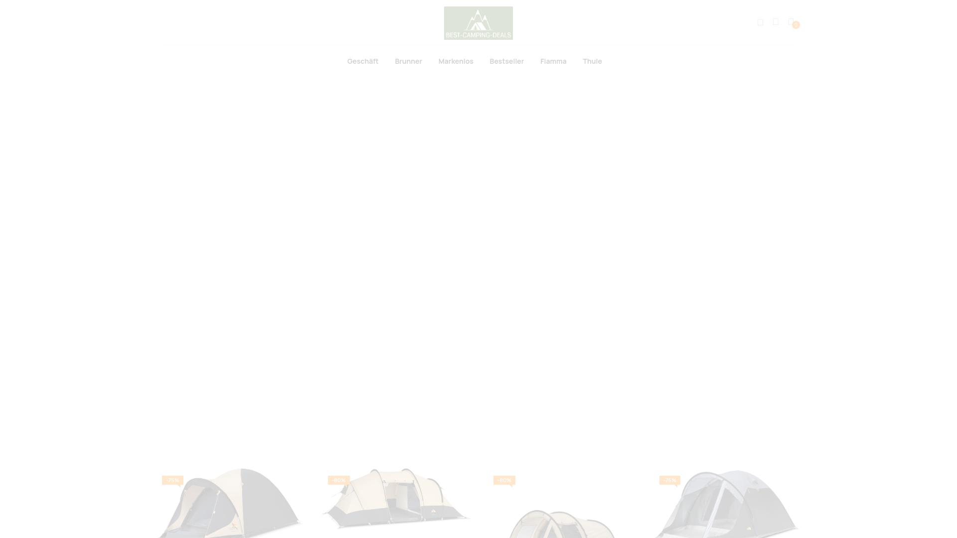 Screenshot best-camping-deals.com