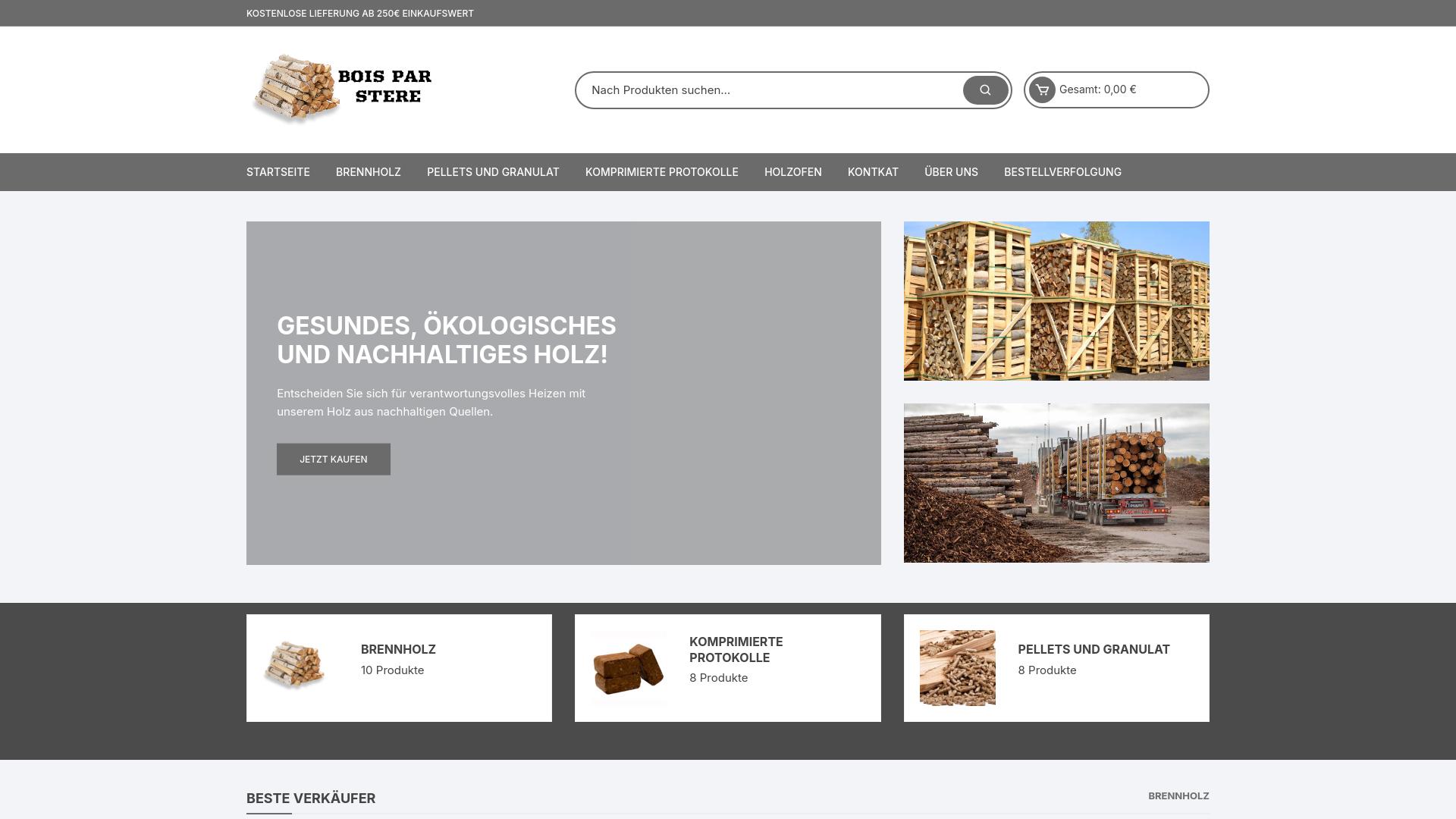 Screenshot boisparstere.com