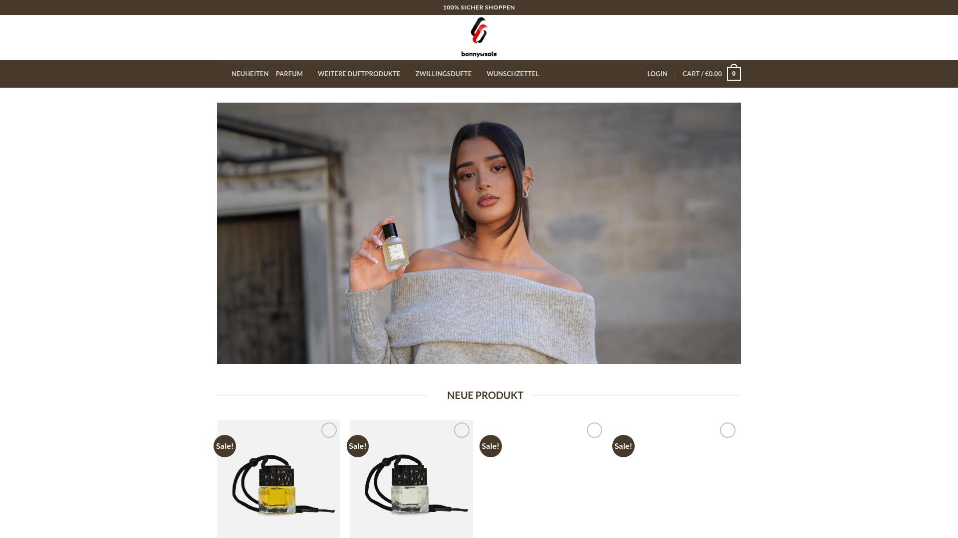 Screenshot bonnywsale.com