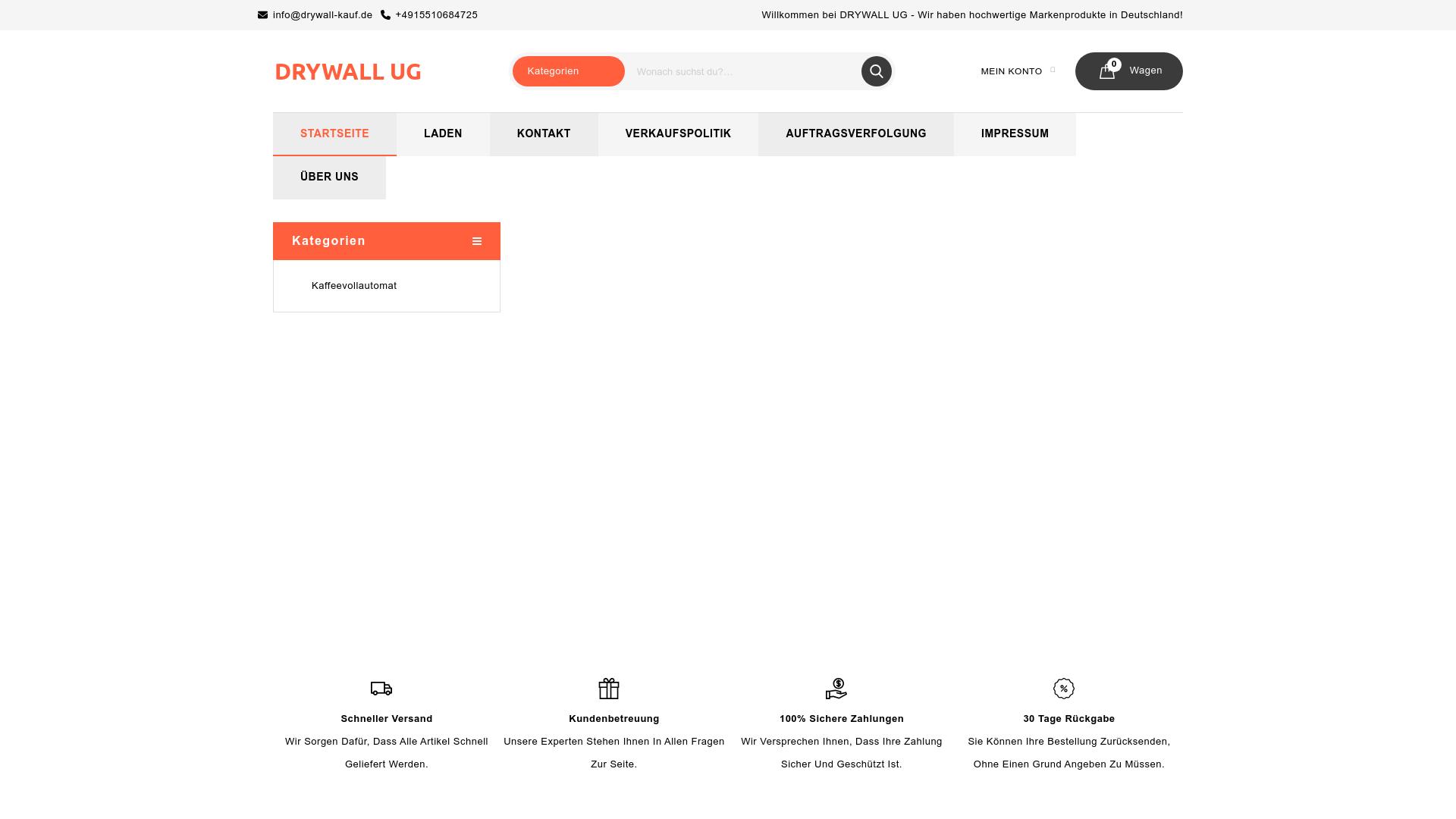 Screenshot drywall-kauf.de