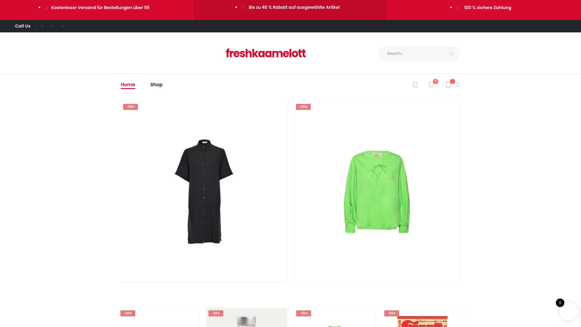 Screenshot freshkaamelott.shop