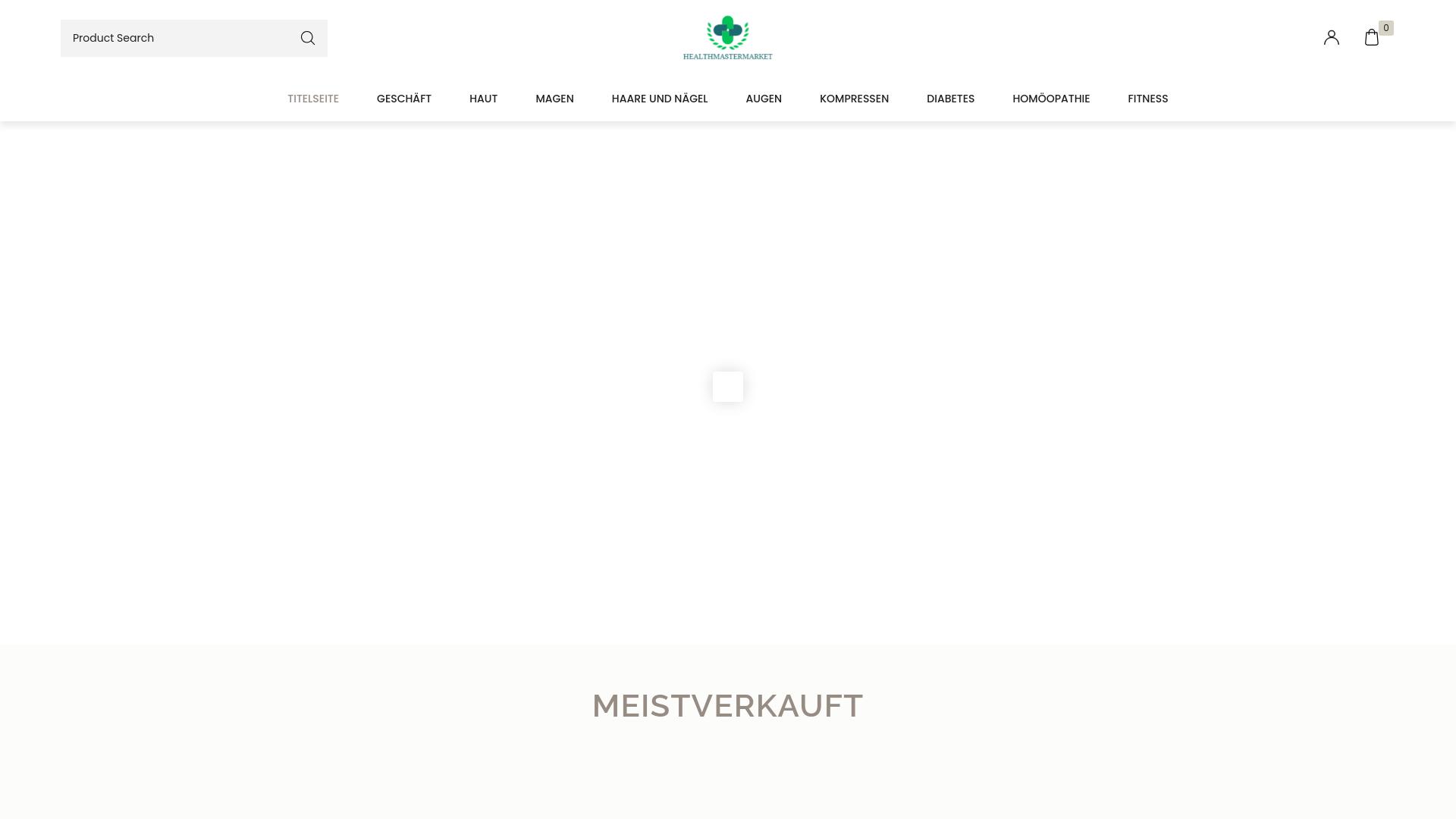 Screenshot healthmastermarket.com