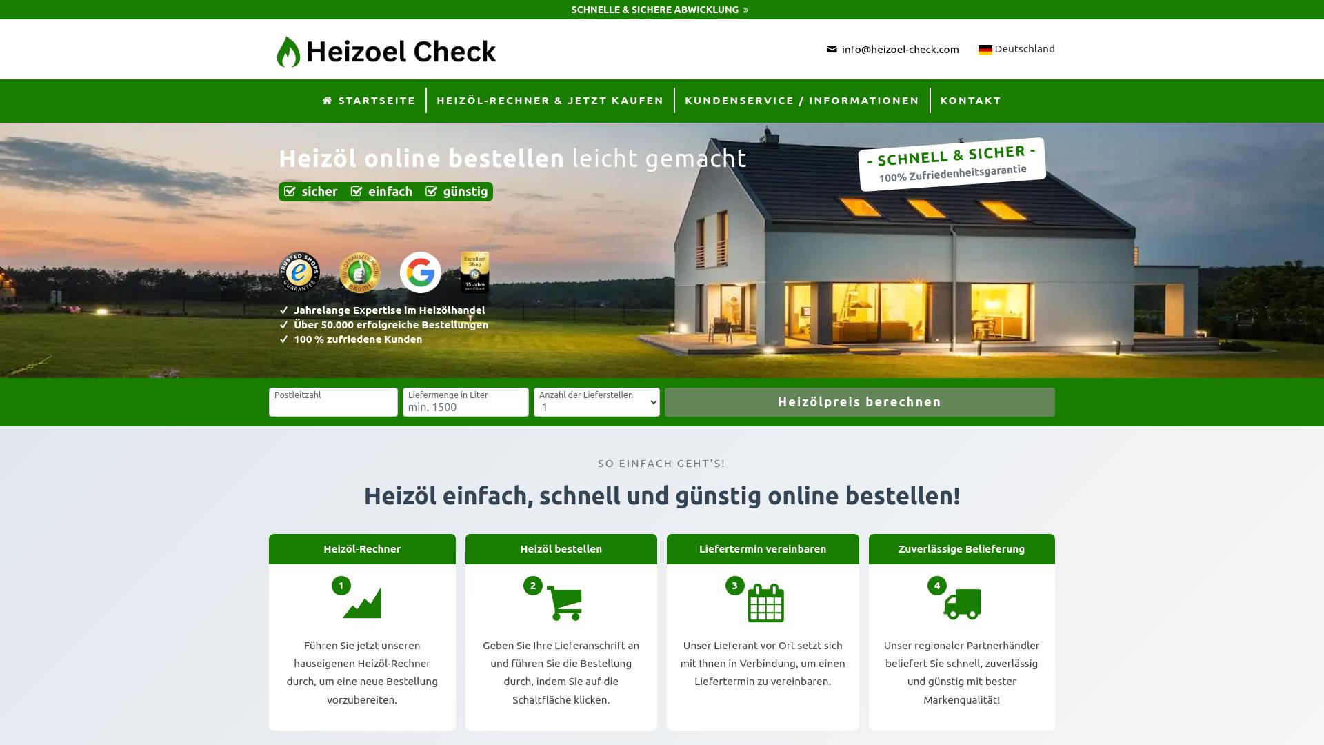 Screenshot heizoel-check.com