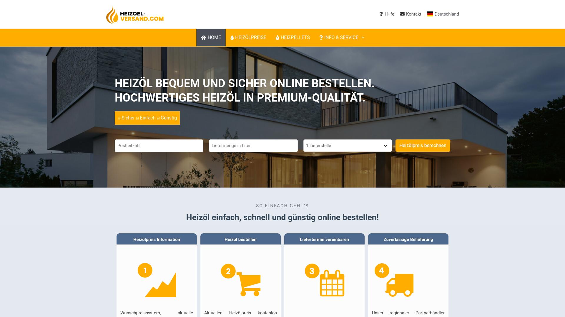 Screenshot heizoel-versand.com