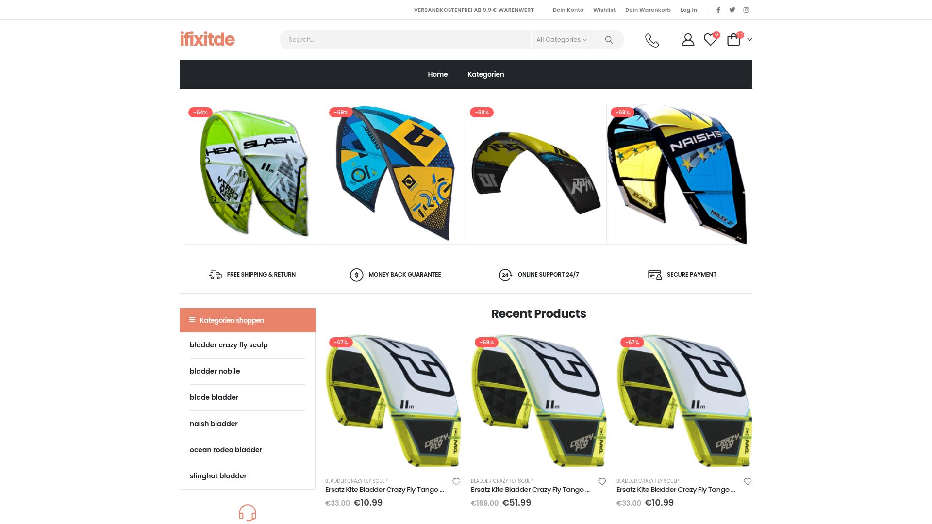 Screenshot ifixitde.shop