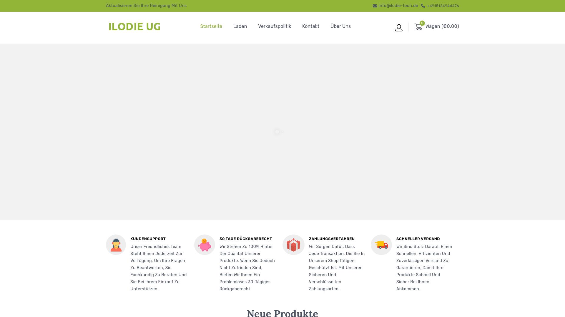 Screenshot ilodie-tech.de