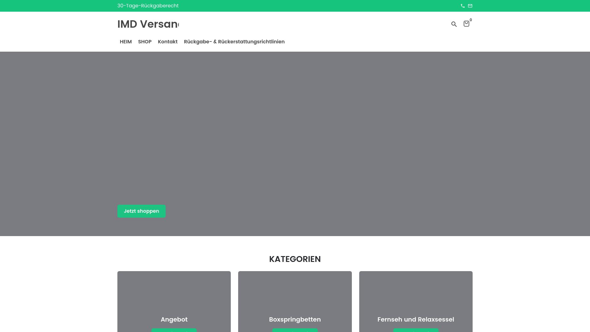 Screenshot imd-versand.de