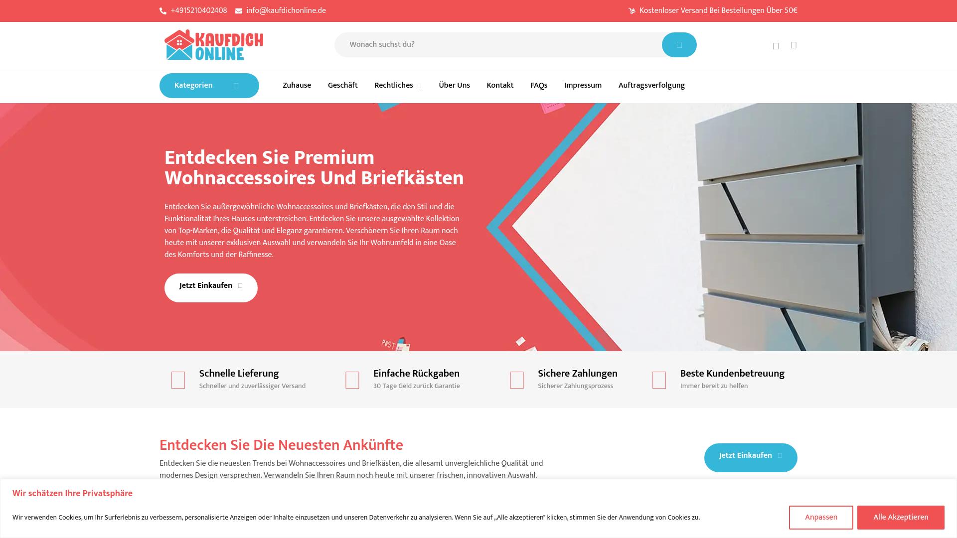 Screenshot kaufdichonline.de