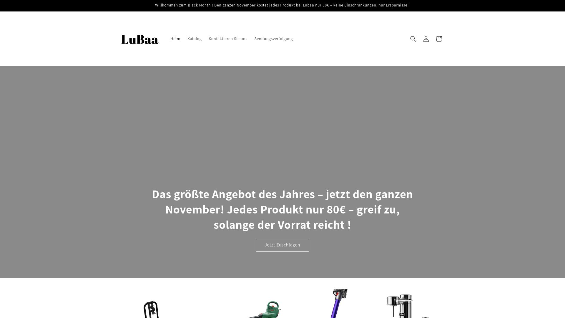 Screenshot luba771.myshopify.com