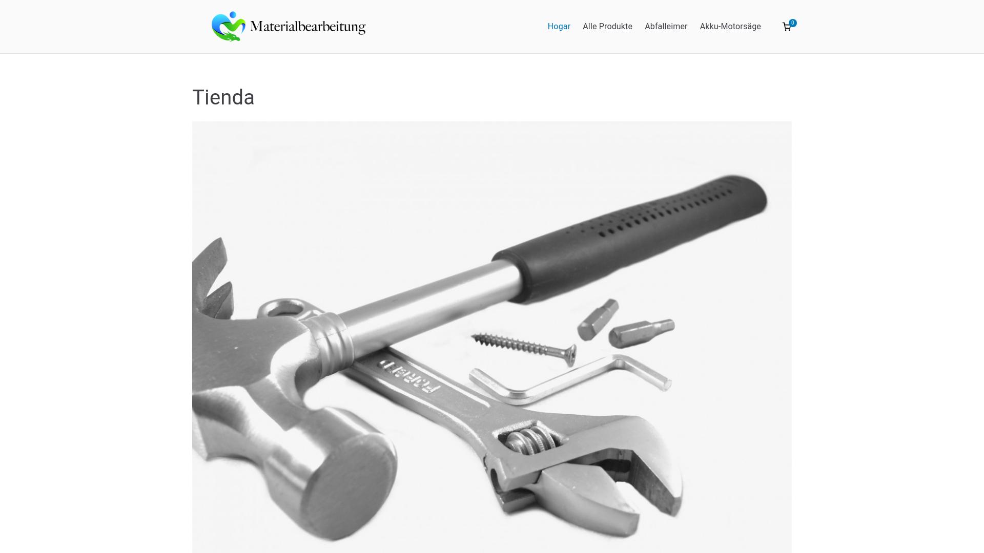 Screenshot materialbearbeitung.com