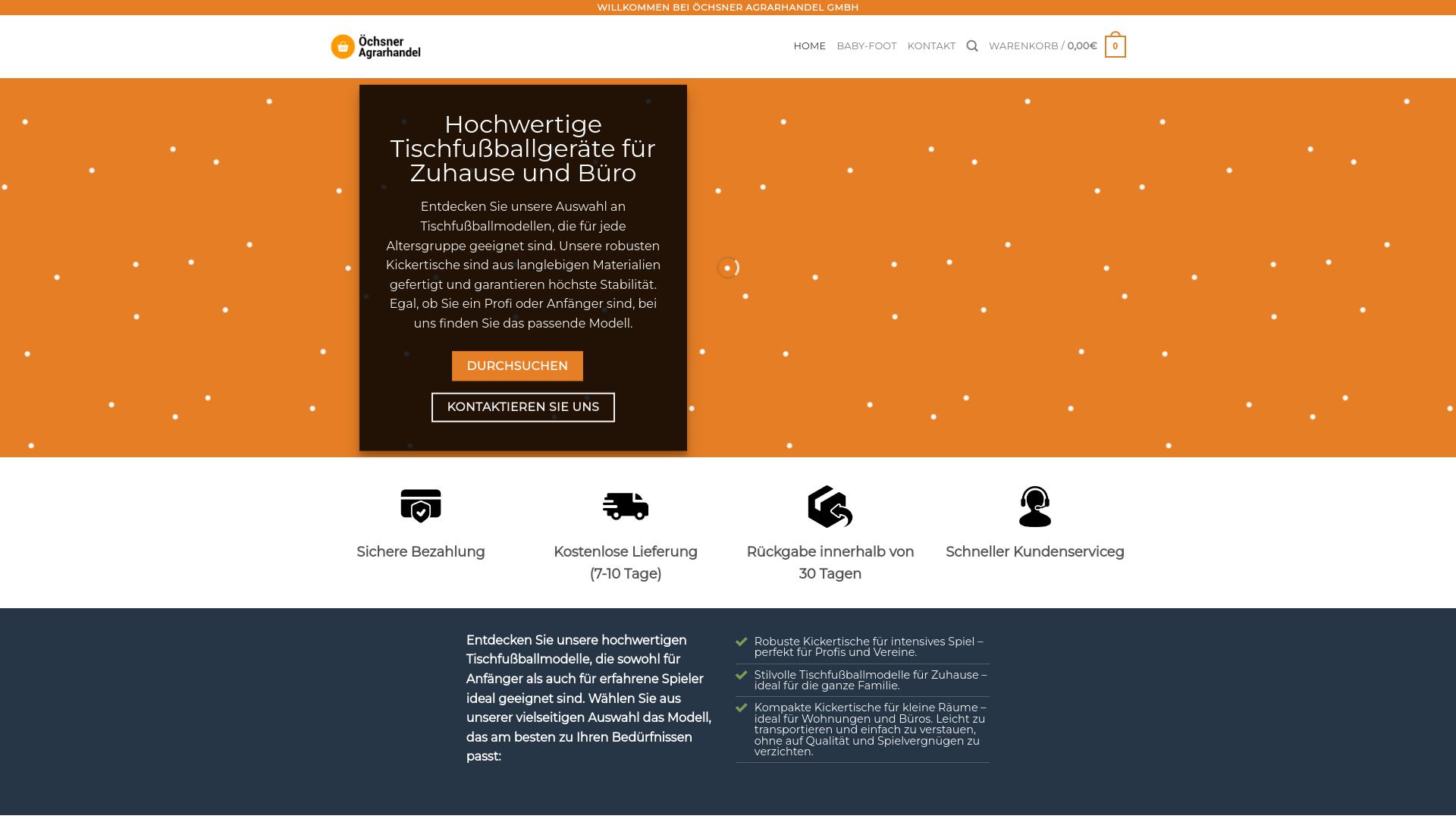 Screenshot ochsner-agrarhandel.com