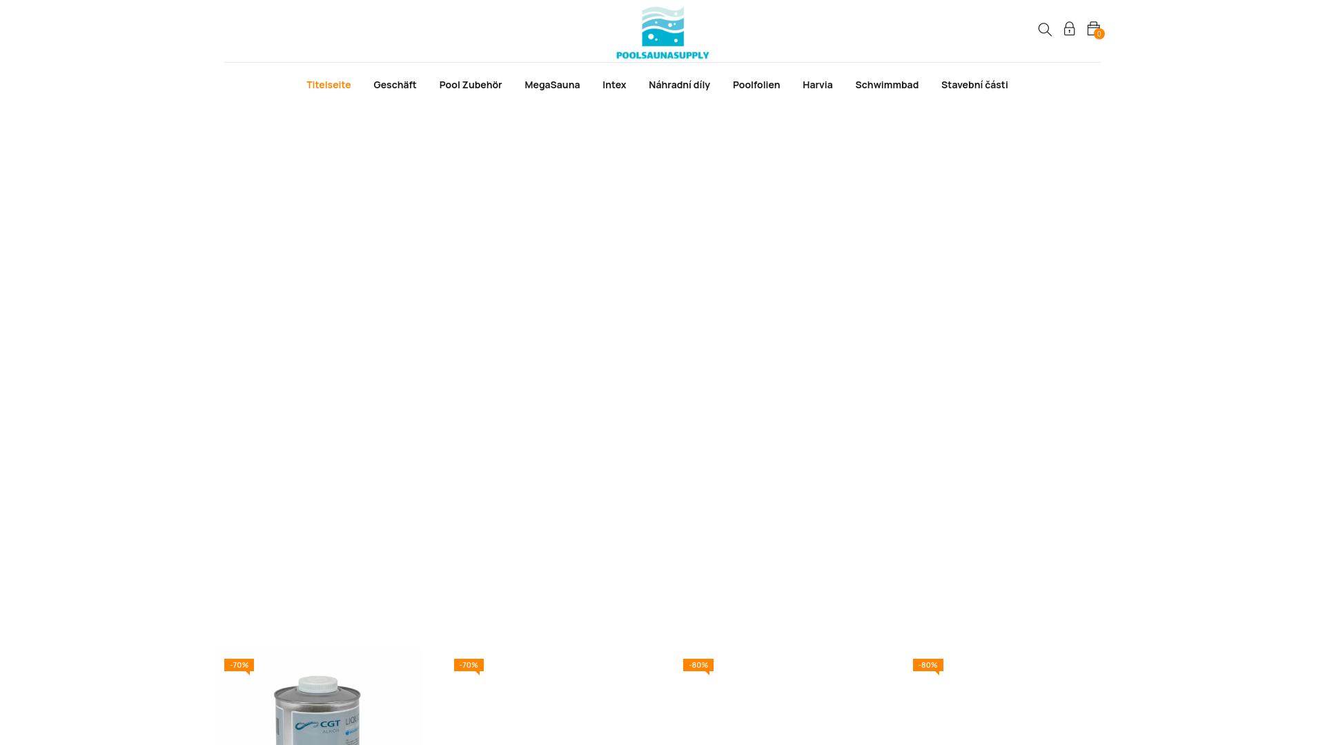 Screenshot poolsaunasupply.com