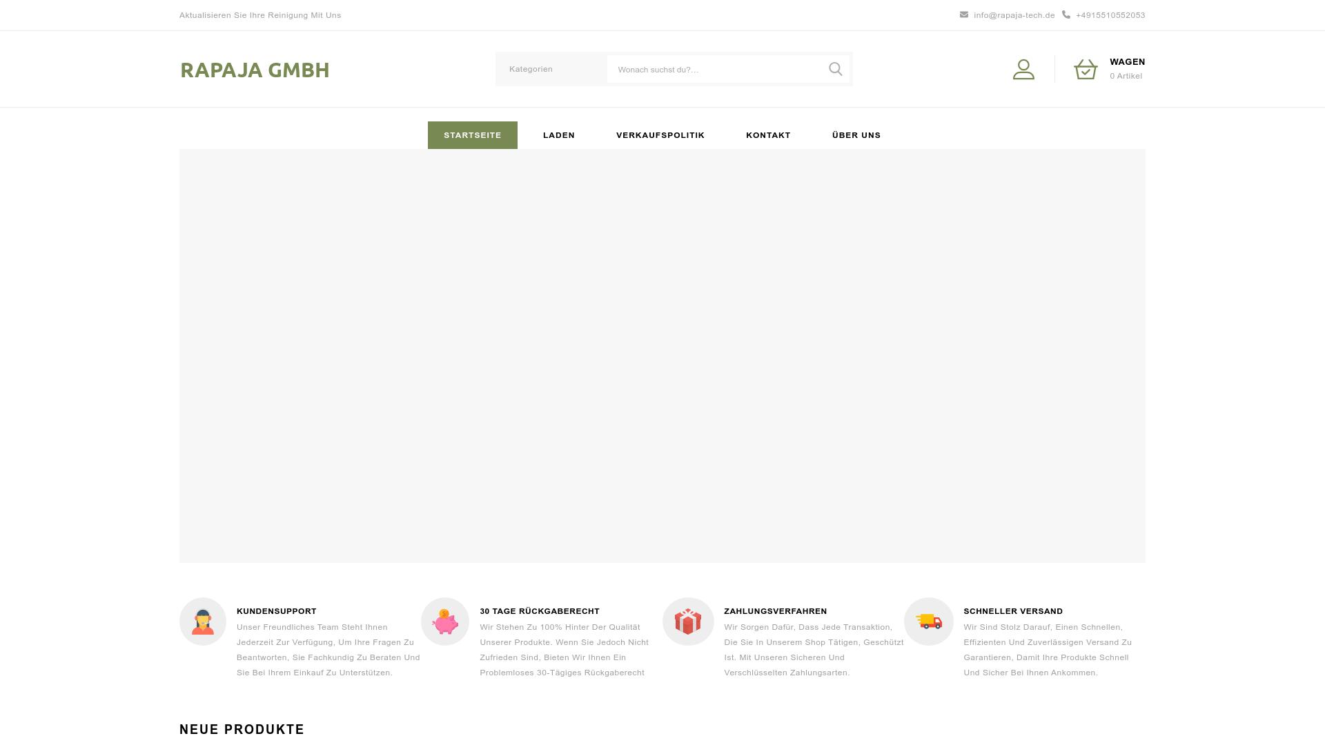 Screenshot rapaja-tech.de