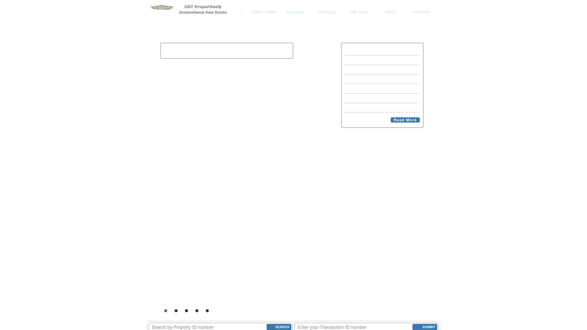 Screenshot sek-estate.com