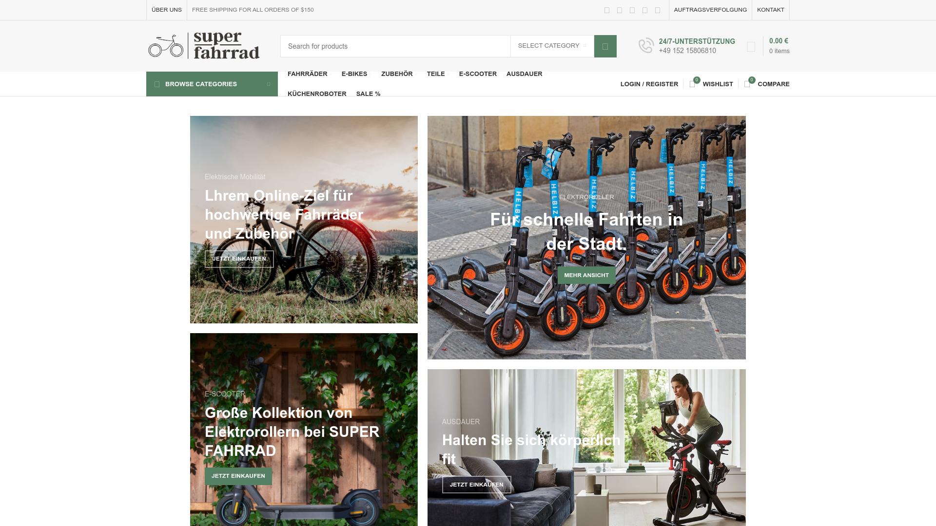 Screenshot superfahrrad.com