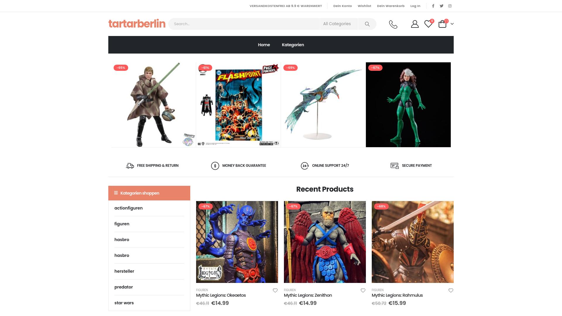 Screenshot tartarberlin.shop