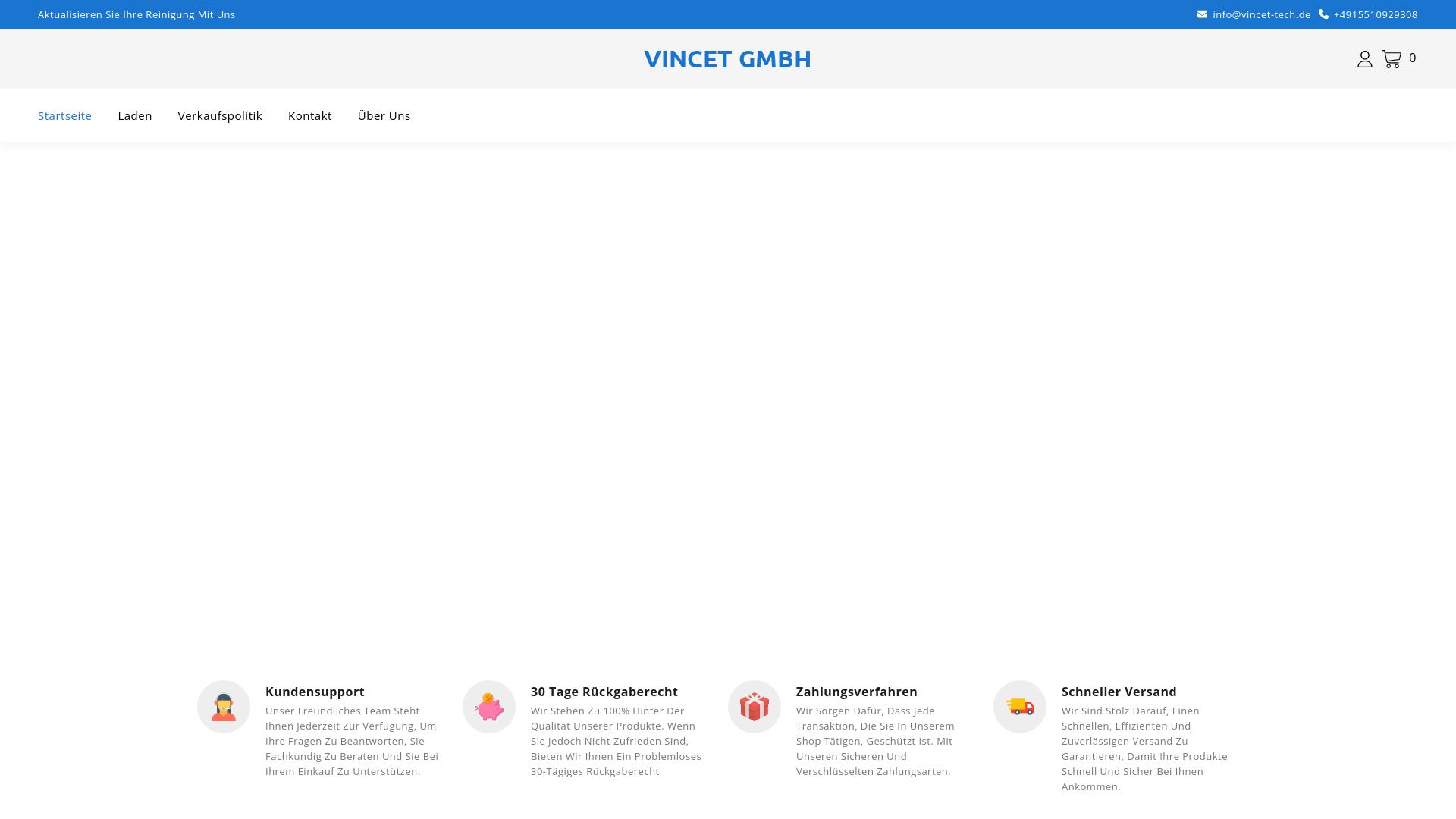 Screenshot vincet-tech.de
