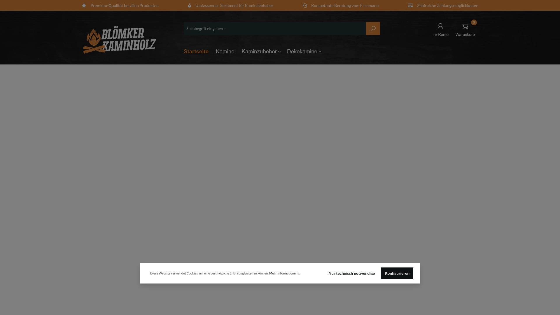 Screenshot bloemker-kaminholz.de