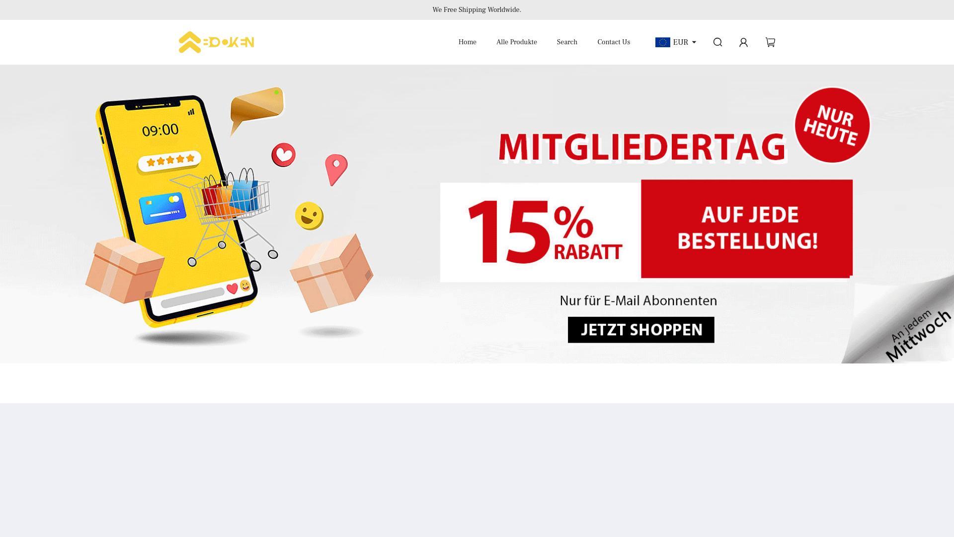 Screenshot booken.shop