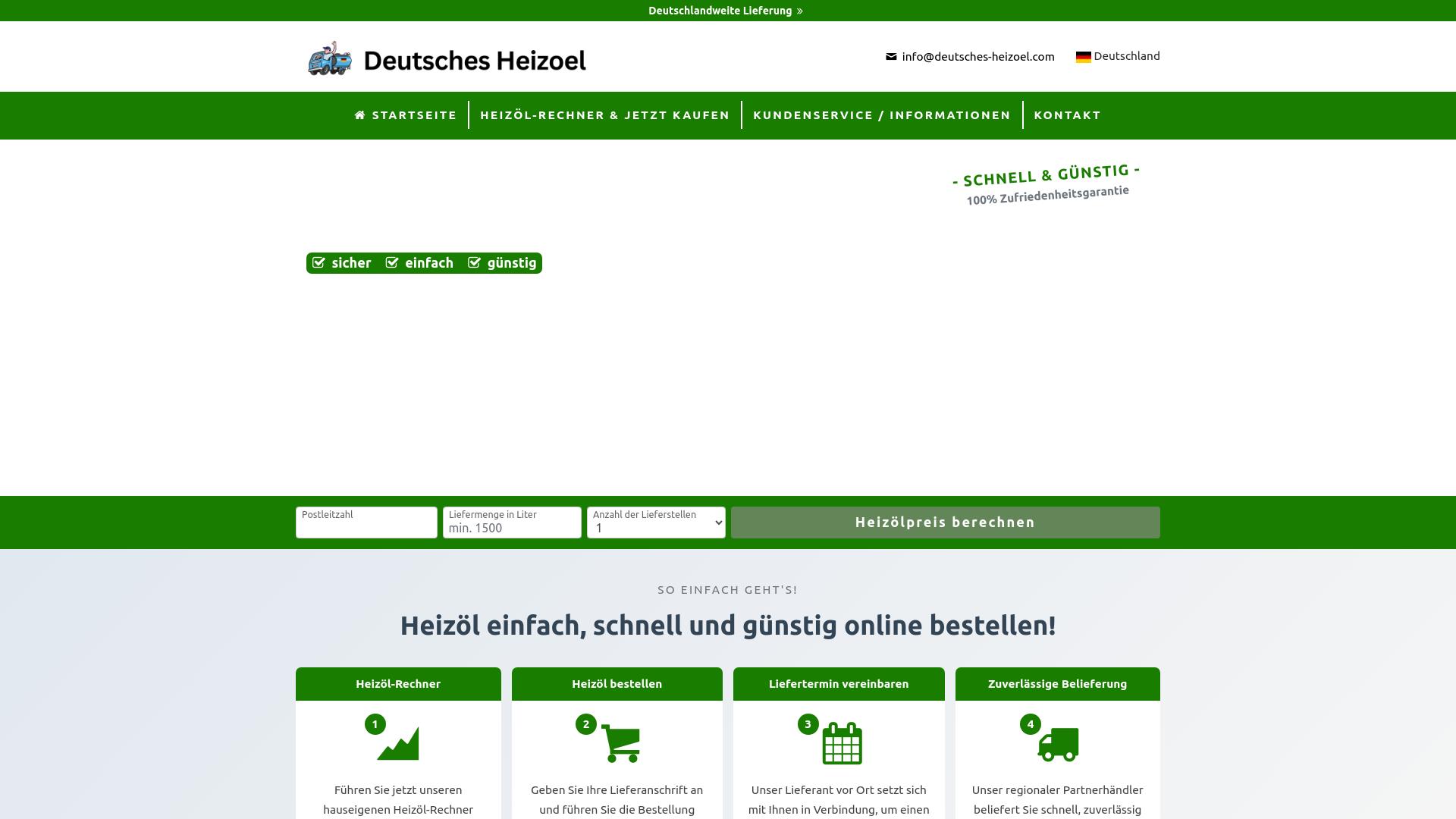 Screenshot deutsches-heizoel.com