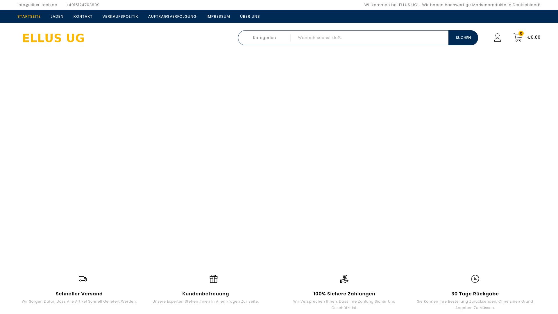 Screenshot ellus-tech.de