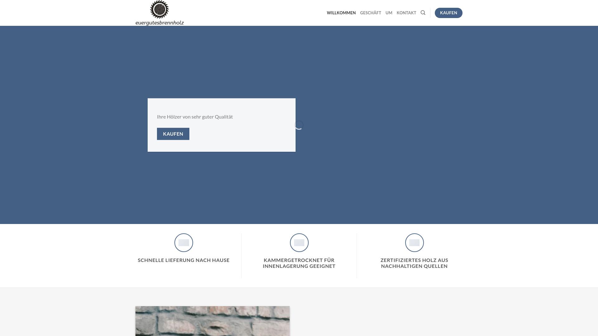 Screenshot euergutesbrennholz.com