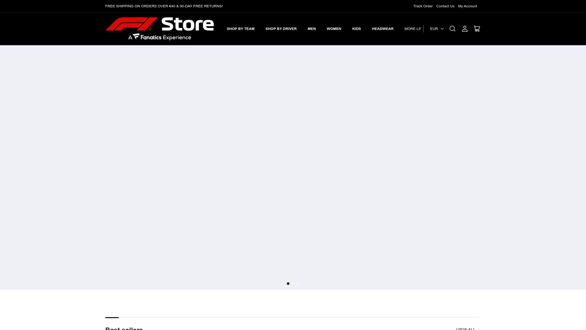 Screenshot f1store3-formula1.com