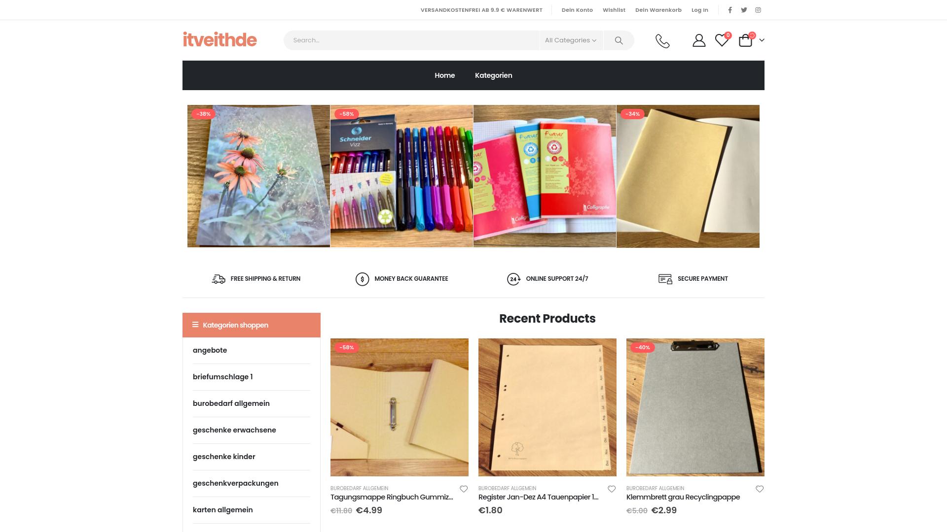 Screenshot itveithde.shop