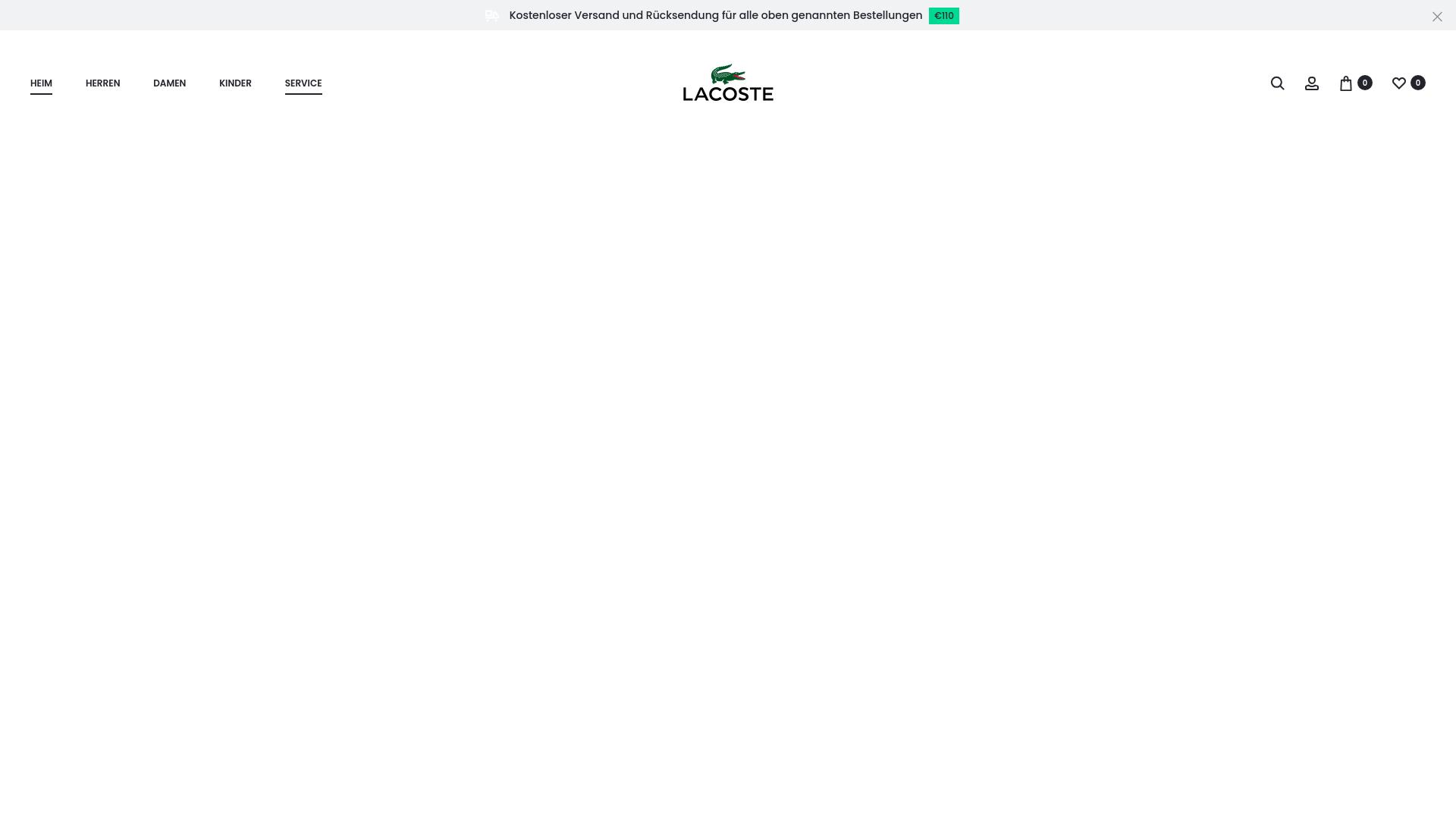 Screenshot lacostes.de
