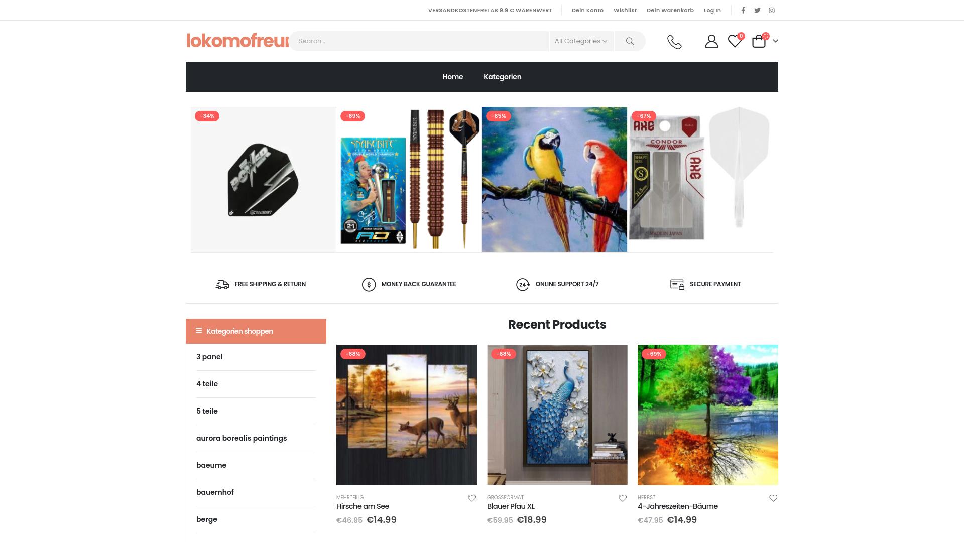 Screenshot lokomofreundde.shop