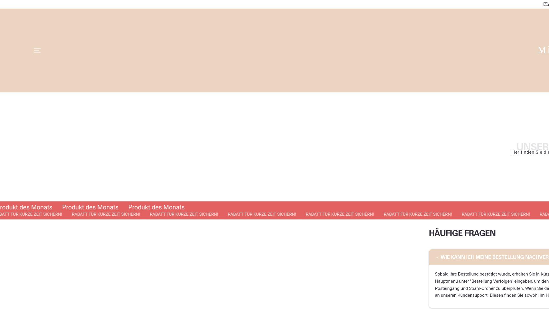 Screenshot milaravibes.de