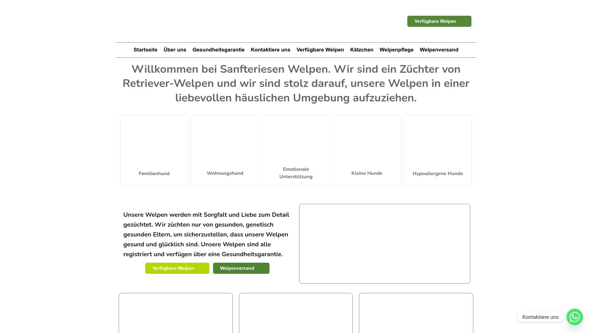 Screenshot salelanawelpen.de