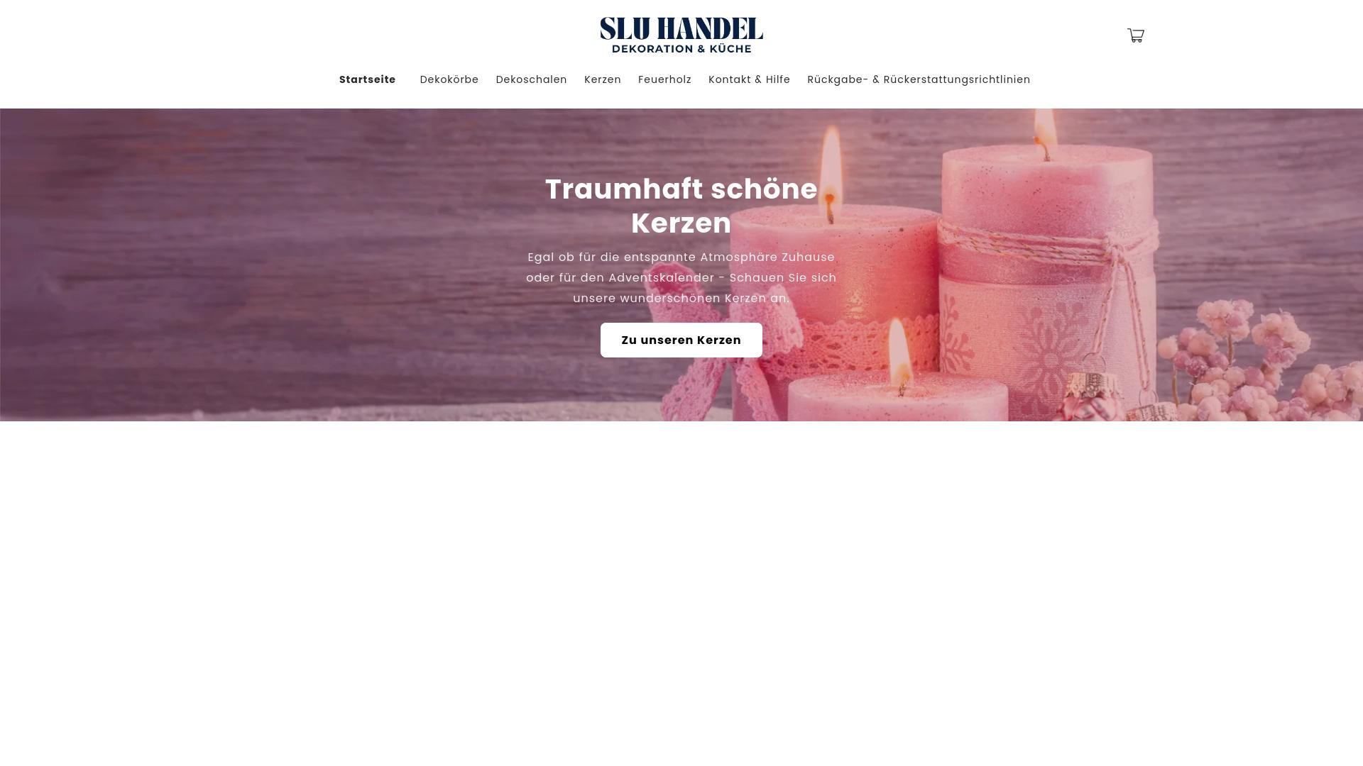 Screenshot slu-handel.de