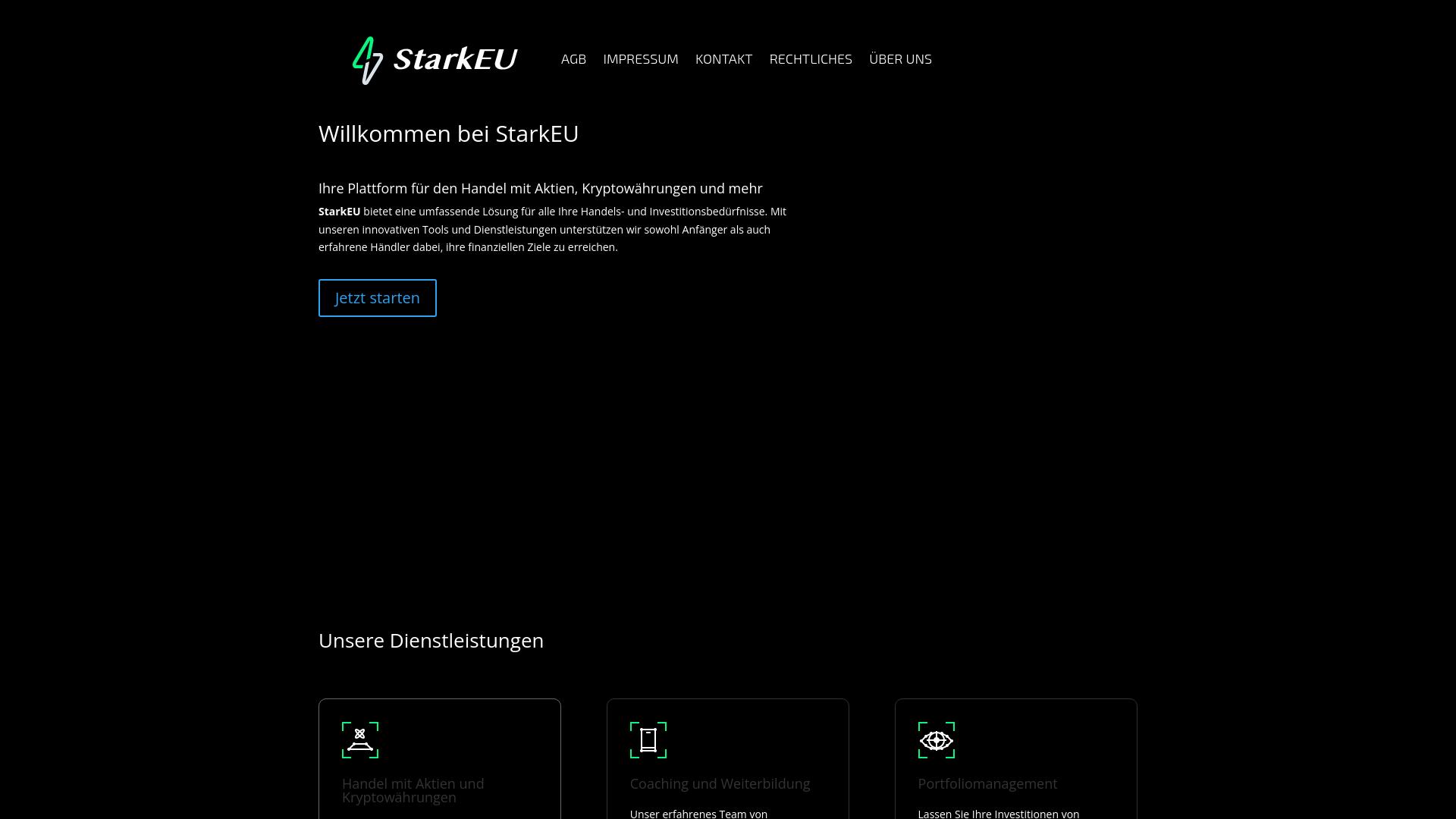 Screenshot starkeu.de